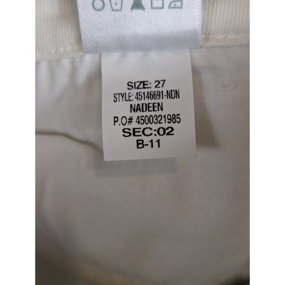 Joe's Jeans Nadeen Skinny Ankle Distressed Jeans White Women's Size 27 - Picture 13 of 13